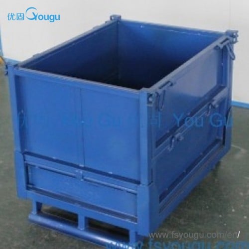 Steel storage box bins
