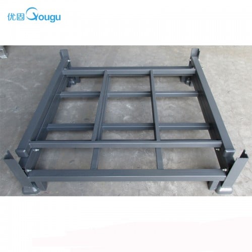 Warehouse industrial collapsible stacking storage steel pallet rack