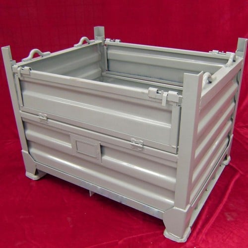 Hot dip galvanized metal storage cabinet