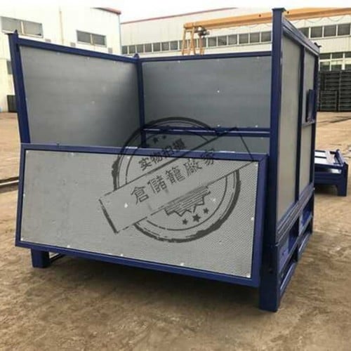 Durable Steel Metal Transport Storage Bin with pp