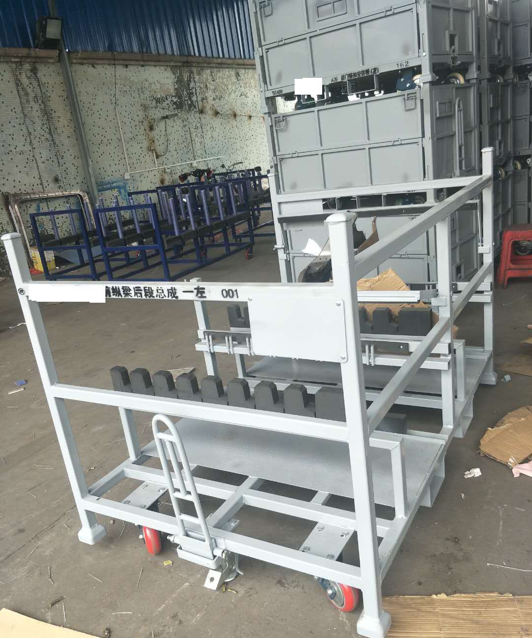 Portable Logistic Auto Parts Pallet Cargo Storage Roll Container