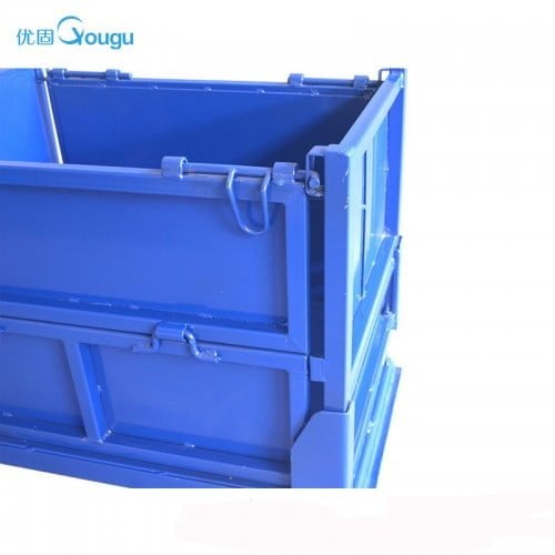 Steel storage box bins
