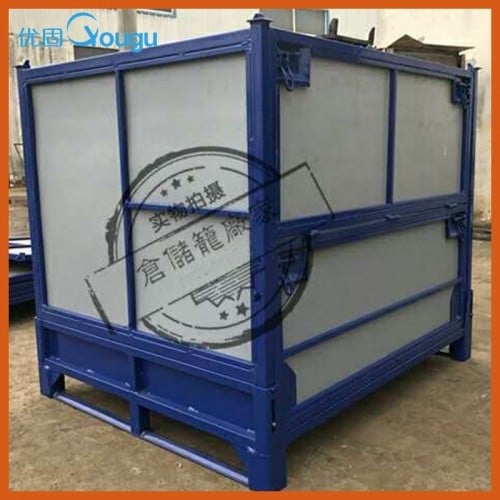 Durable Steel Metal Transport Storage Bin with pp