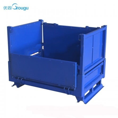 Steel storage box bins