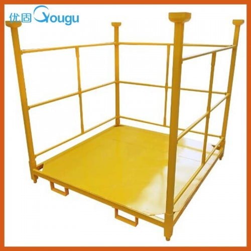 Warehouse industrial collapsible stacking storage steel pallet rack