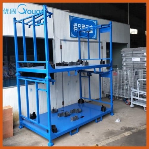 Storage warehouse folding heavy duty stacking rack