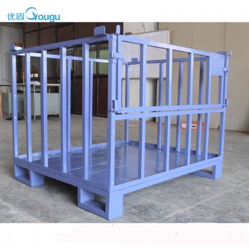 Warehouse industrial collapsible stacking storage steel pallet rack