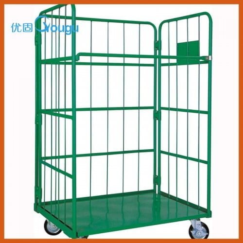 warehouse cage trolley box trolley picking trolley