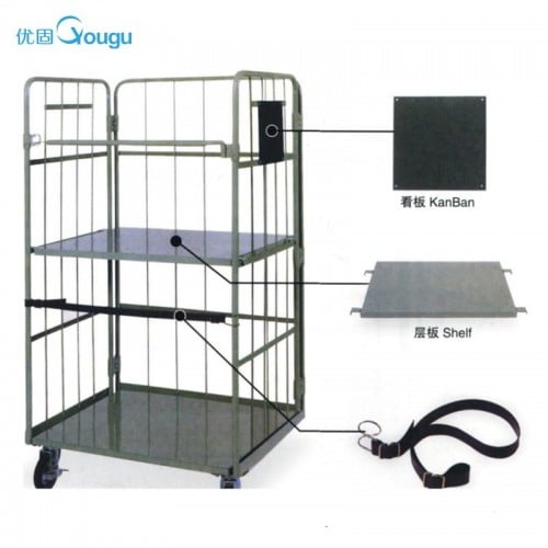 Laundry cage trolley clothes storage box