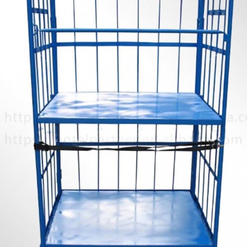 Laundry cage trolley clothes storage box