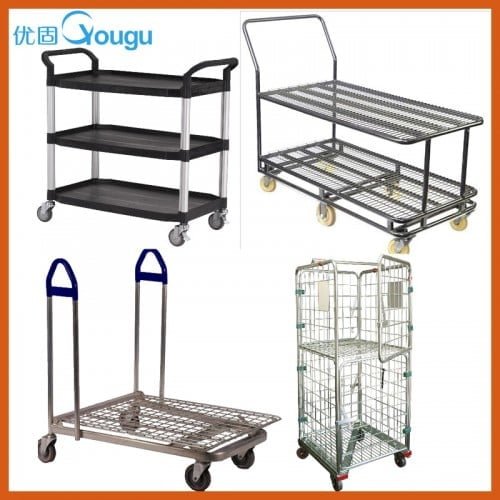 Laundry cage trolley clothes storage box