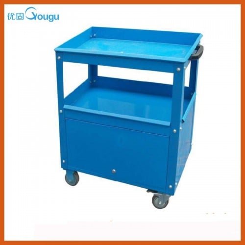 Metal mobile tool trolley cage toll cabinet