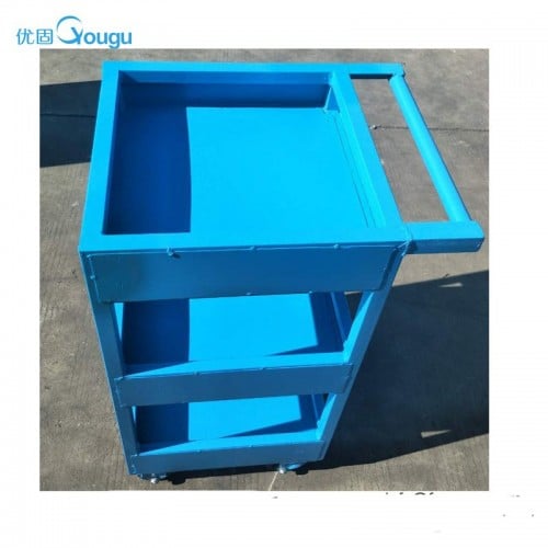 Metal mobile tool trolley cage toll cabinet