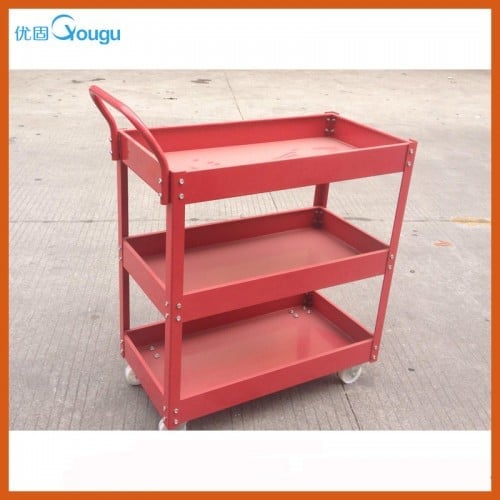 Metal mobile tool trolley cage toll cabinet