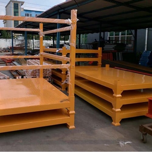 Heavy duty warehouse durable euro metal pallets