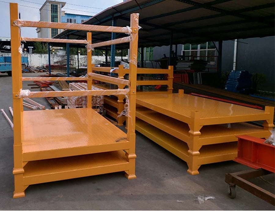 Heavy duty warehouse durable euro metal pallets Professional