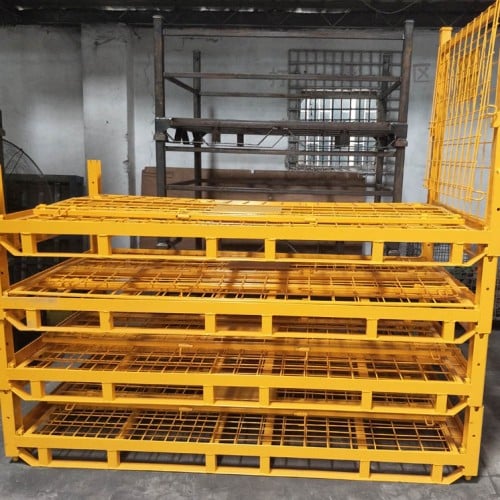 Wire Mesh Container Pallet Cages For Cargo and Storage