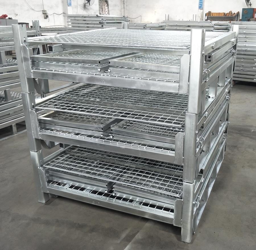 Factory supplier wire mesh storage cage – Professional Manufacture Metal  Storage Equipment Metal Container,Trolley,Pallet,Rack,Roll Container Etc