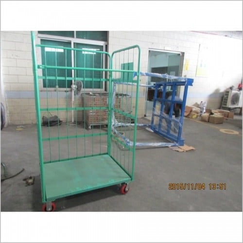 warehouse cage trolley box trolley picking trolley