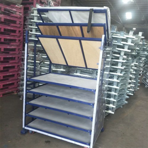 Fodable customized auto part roll container for honda toyota