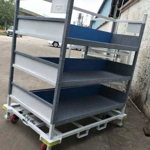 Fodable customized auto part roll container for honda toyota