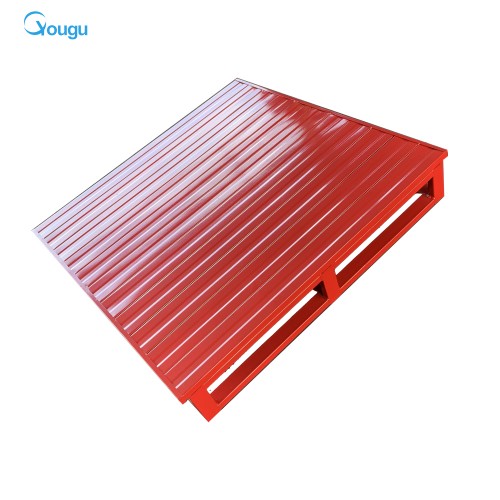 Heavy duty warehouse durable euro metal pallets
