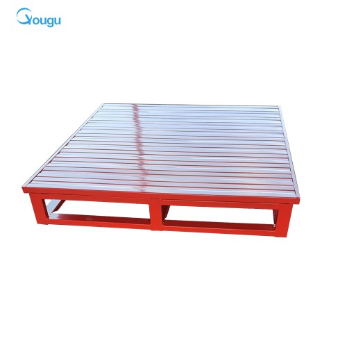 Heavy duty warehouse durable euro metal pallets