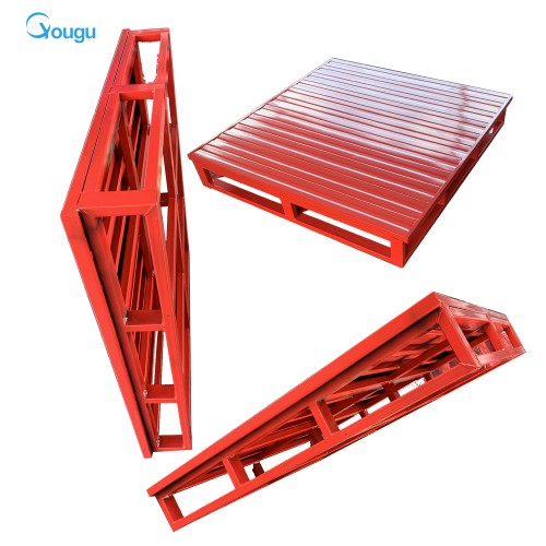 Heavy duty warehouse durable euro metal pallets