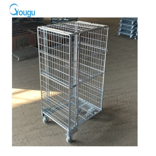 Detached style Laundry cage trolley clothes storage box