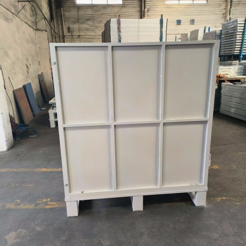 Hot dip galvanized metal storage cabinet