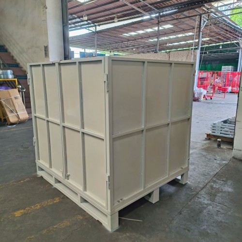 Hot dip galvanized metal storage cabinet