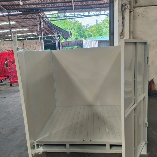 Hot dip galvanized metal storage cabinet