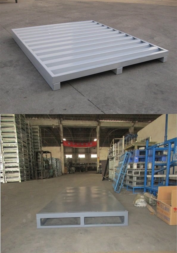 Heavy duty warehouse durable euro metal pallets Professional