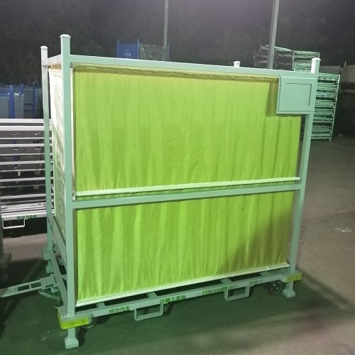 Fodable customized auto part roll container for honda toyota