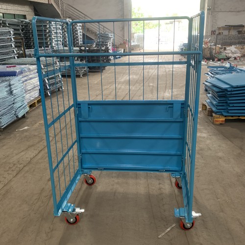 warehouse cage trolley box trolley picking trolley