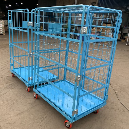 warehouse cage trolley box trolley picking trolley