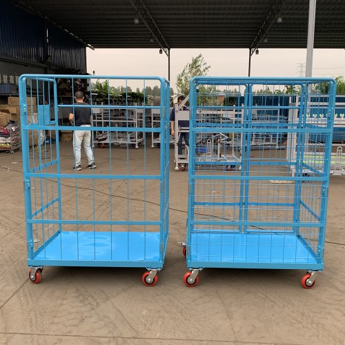 warehouse cage trolley box trolley picking trolley