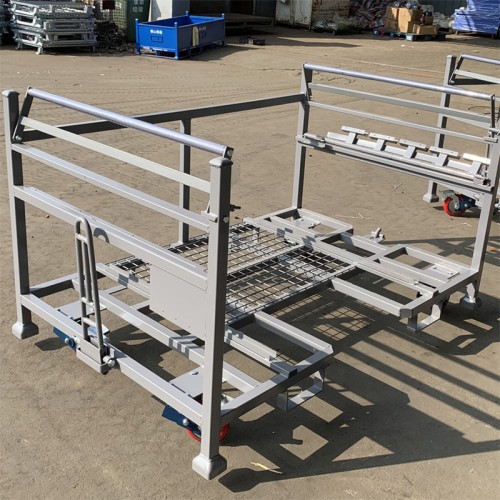 Fodable customized auto part roll container for honda toyota