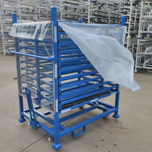 Fodable customized auto part roll container for honda toyota