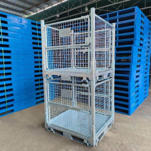 galvanized heavy duty folding metal storage container to Australia
