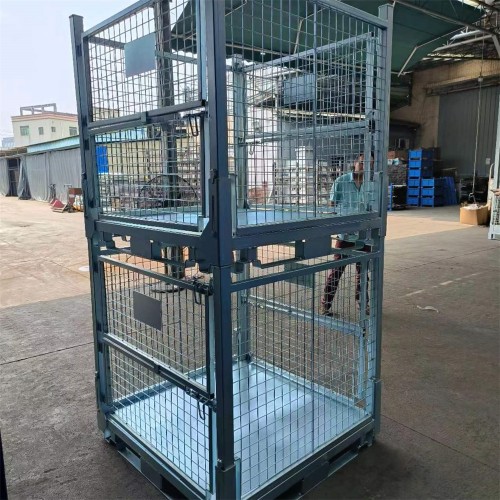 galvanized heavy duty folding metal storage container to Australia