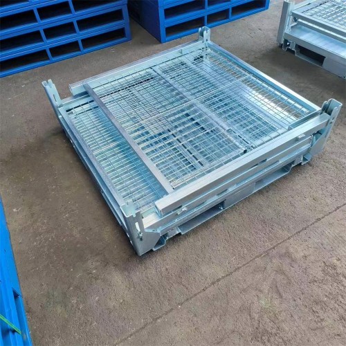 galvanized heavy duty folding metal storage container to Australia