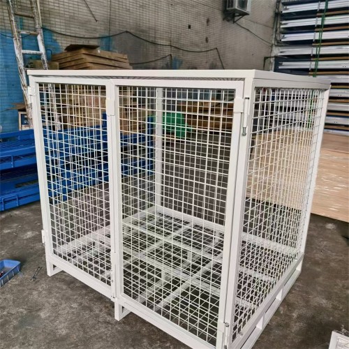 Oxygen cylinder gas cage