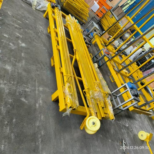 Extra Heavy-Duty Foldable Slate Cart with Flat-Pack Design | 5000LBS Capacity | Industrial-Grade Stone Transportation Trolley