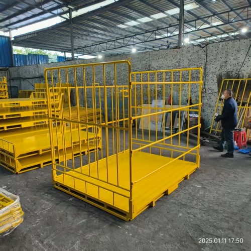 Heavy-Duty Collapsible Metal Stillages for E-Waste Management