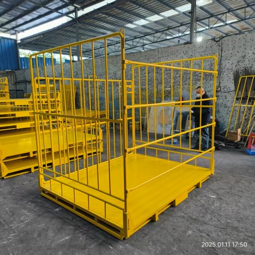 Heavy-Duty Collapsible Metal Stillages for E-Waste Management