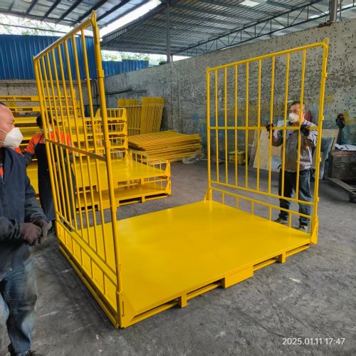 Heavy-Duty Collapsible Metal Stillages for E-Waste Management