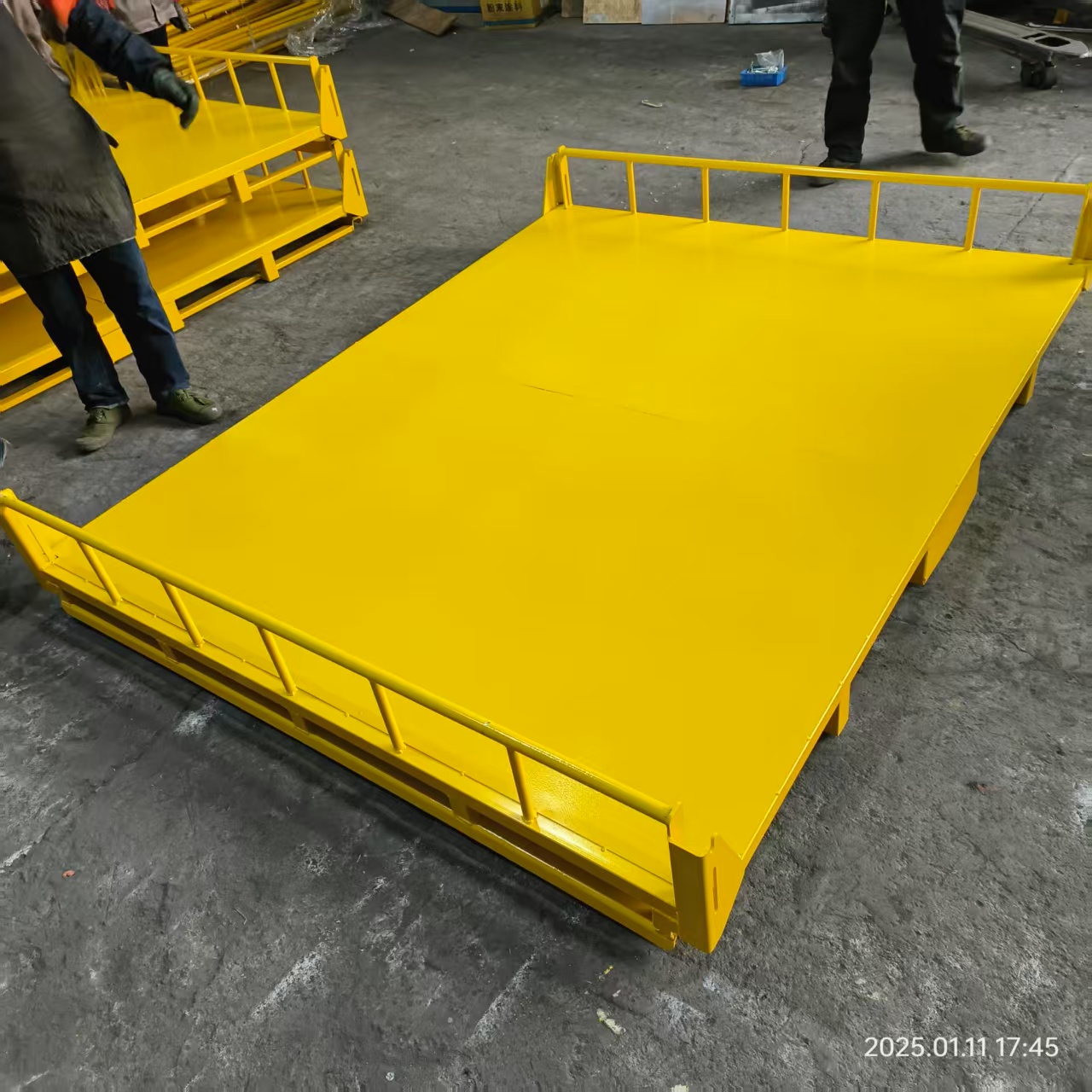 Heavy-Duty Collapsible Metal Stillages for E-Waste Management-Professional Manufacture Metal Storage Equipment Metal Container,Trolley,Pallet,Khib,Yob thawv Etc