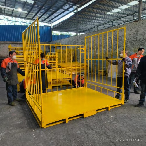 Heavy-Duty Collapsible Metal Stillages for E-Waste Management