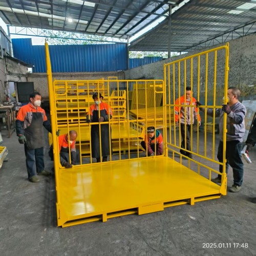 Heavy-Duty Collapsible Metal Stillages for E-Waste Management